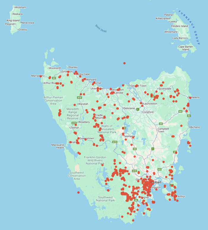 collecting locality map for 'XXXX'