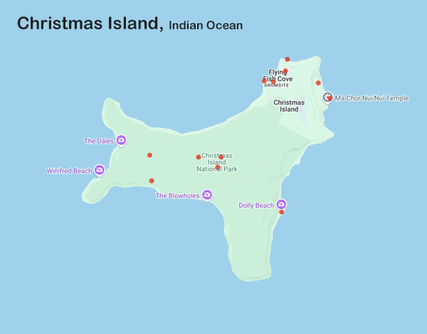 collecting locality map for 'Powell, D.A.'